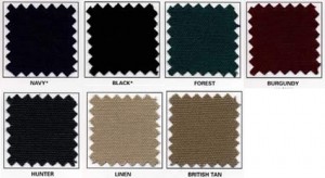 Available Shroud Colors