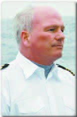 Captain Brad White of New England Burials at Sea