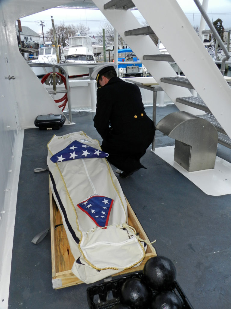 Naval Officer Final Farewell New England Burials at Sea