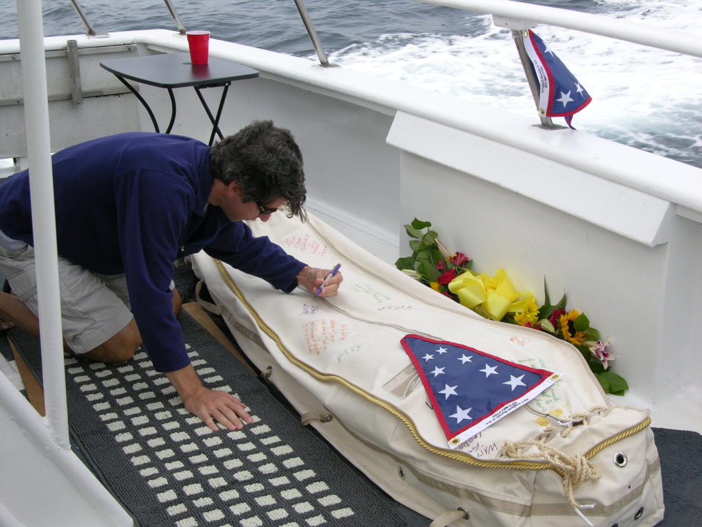Final message | New England Burials at Sea